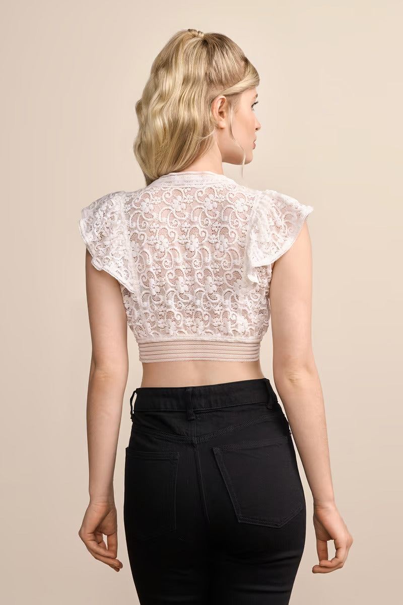 Kruger Dirndl Blouse "Saralena" ecru (size 40)