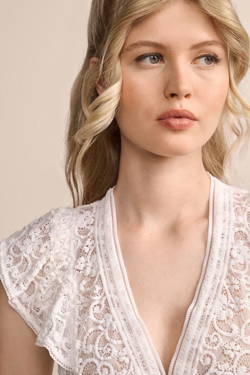 Kruger Dirndl Blouse "Saralena" ecru (size 40)