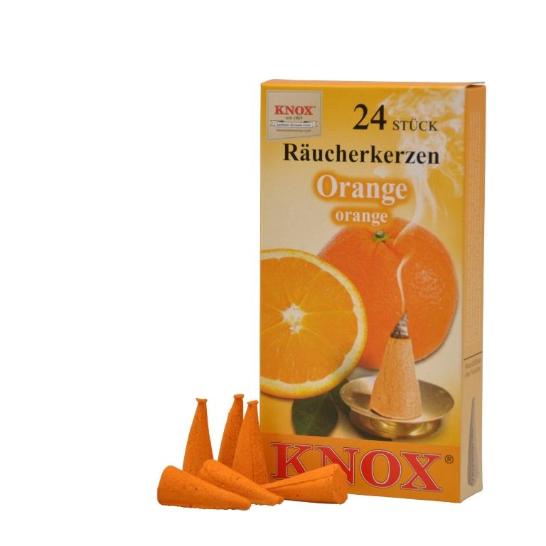 Orange Incense Cone (24 pack) medium size