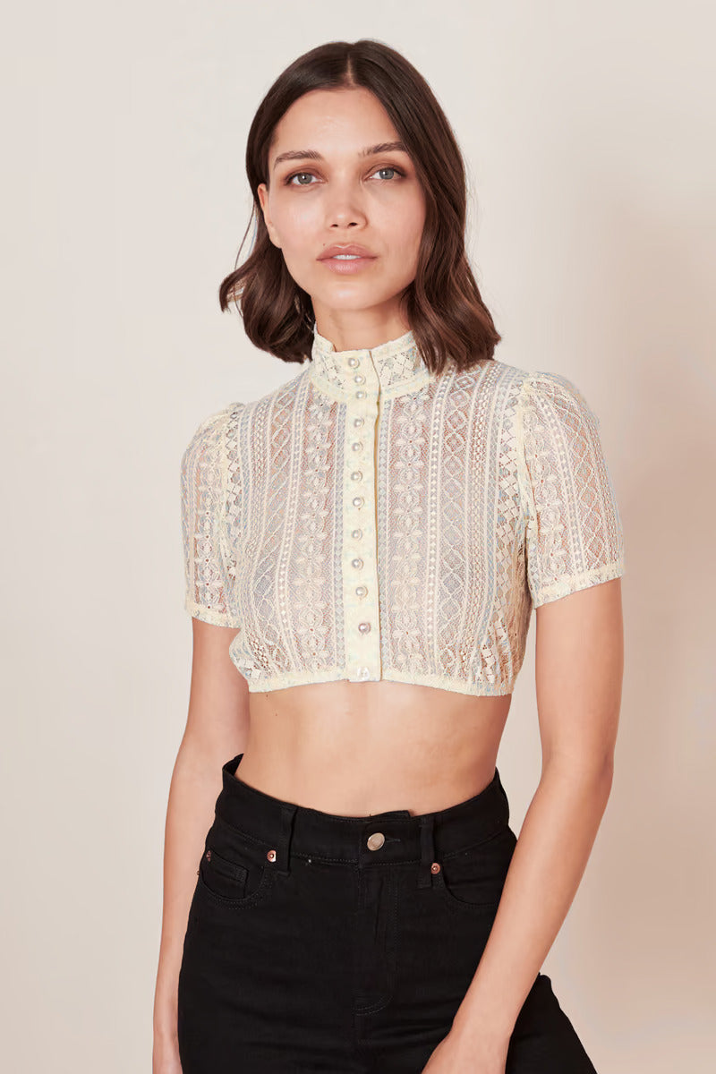 Kruger Dirndl Blouse "Kali" ecru