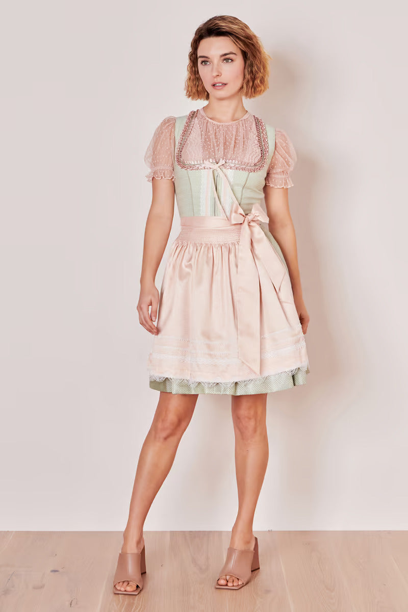Krueger Mini Dirndl 2pcs. 50cm "Rina" mint (40) closeout