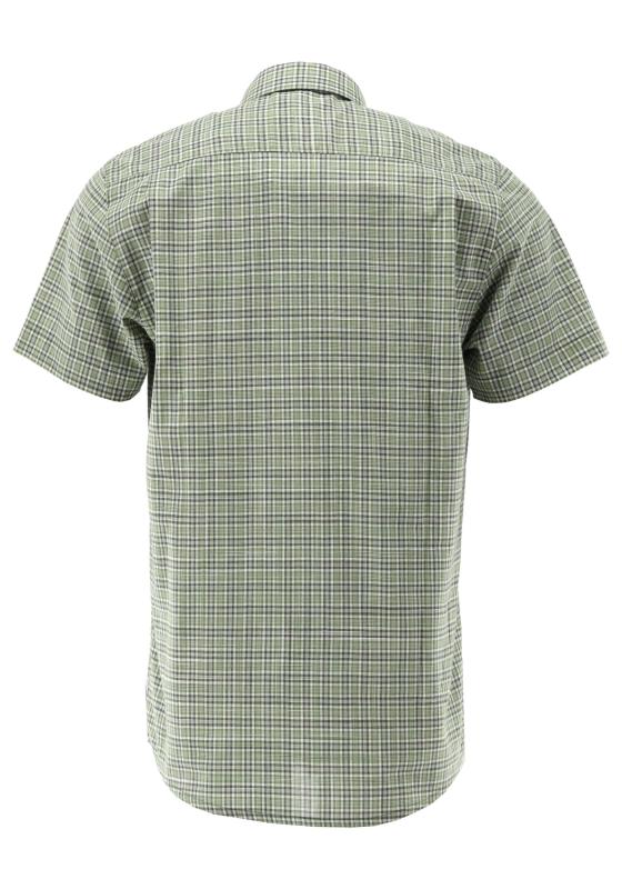 OS Trachten Men's 1/2 Sleeve Regular Fit Shirt "Tablick" olive