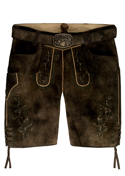 Spieth & Wensky Men's Lederhosen "Ebbs" honey/black (closeout) size 54
