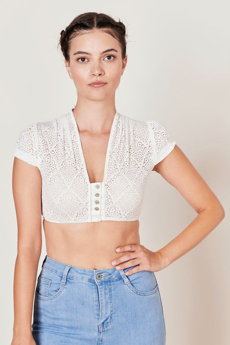 Dirndl blouse Karlotta — ecru