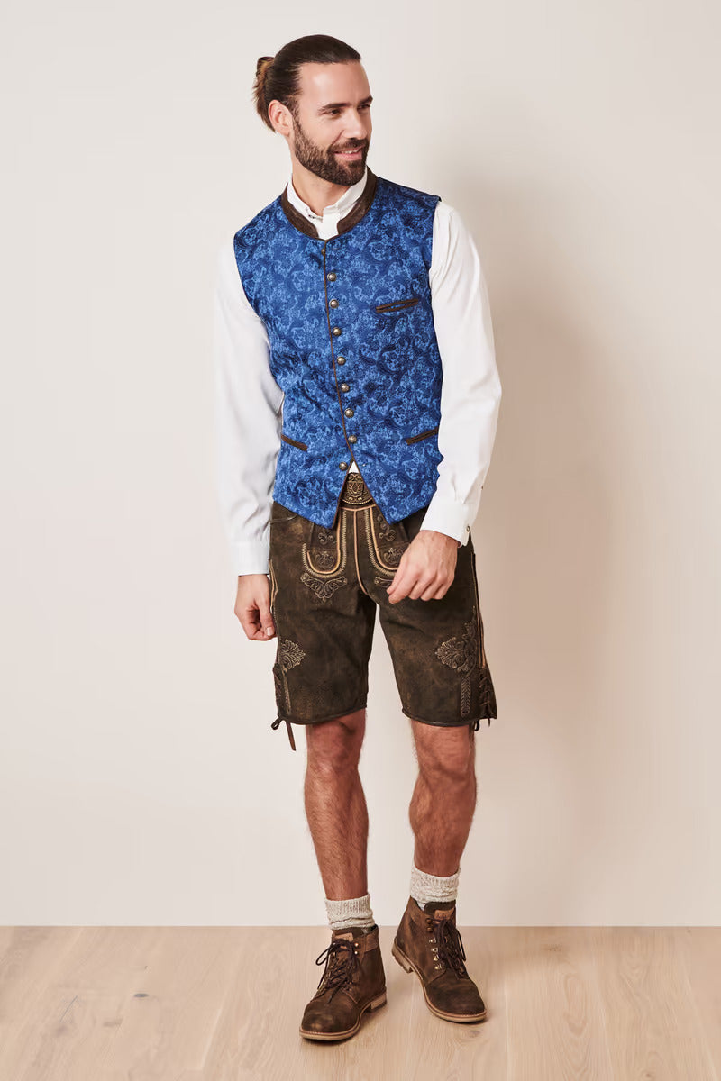 Kruger Traditional Vest "Leano" blue (low stock)