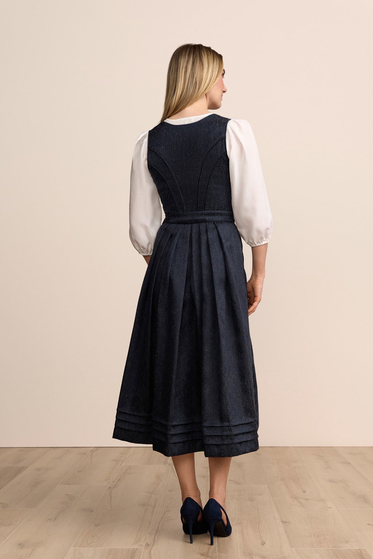 Kruger Debora maxi dirndl in blue, 80cm