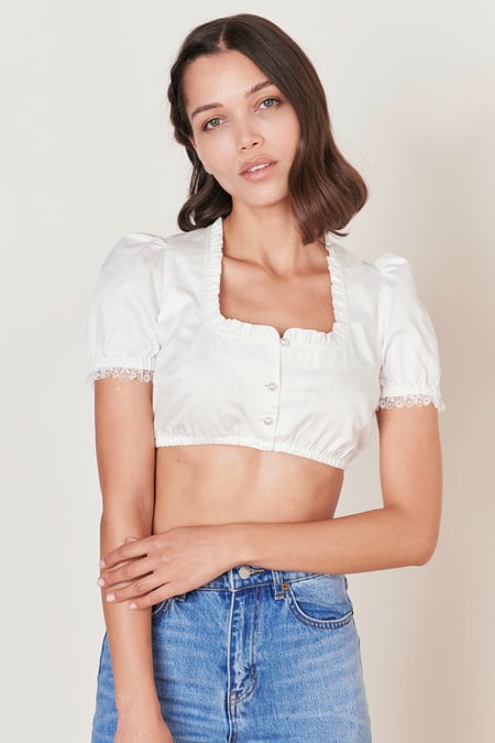 Dirndl blouse Rosalinde — ecru