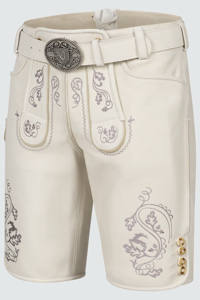 Kruger Men's Lederhosen "Evan" with Belt