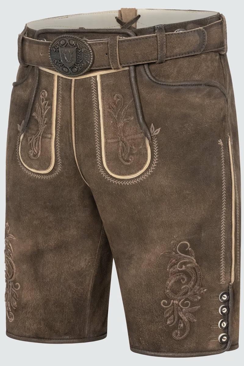 Kruger Men's Lederhosen "Jendrik" brown
