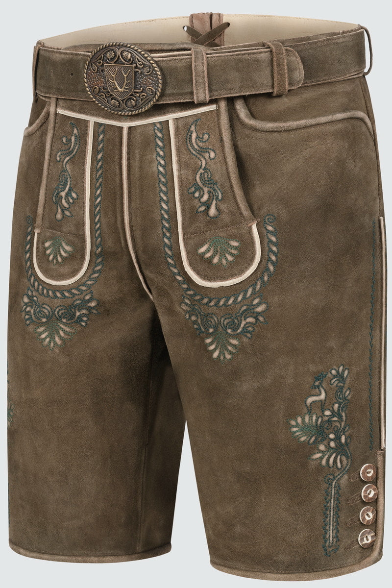 Lederhose Cailan mit Gürtel