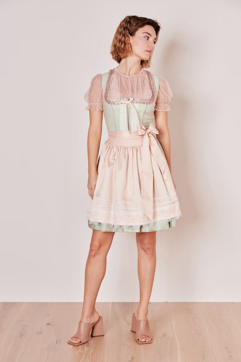 Krueger Mini Dirndl 2pcs. 50cm "Rina" mint (40) closeout