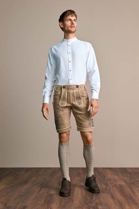 Trachten shirt Bodo — white