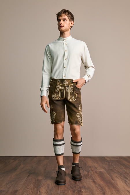 Trachten shirt Bodo — ecru