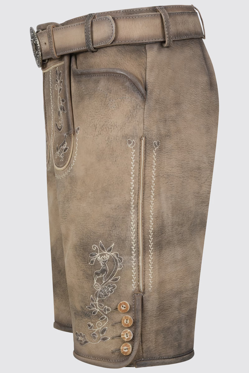 Kruger Men's Lederhosen "Wincent" brown