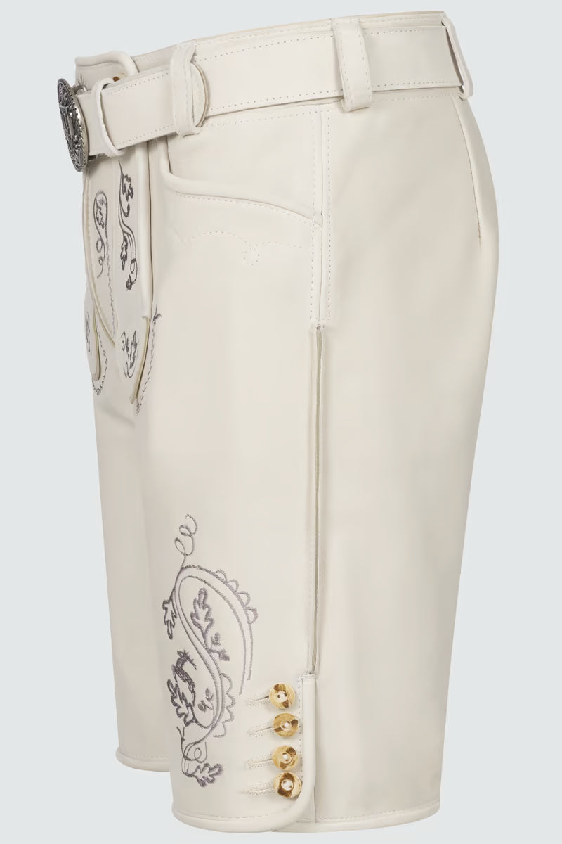 Kruger Men's Lederhosen "Evan" with Belt