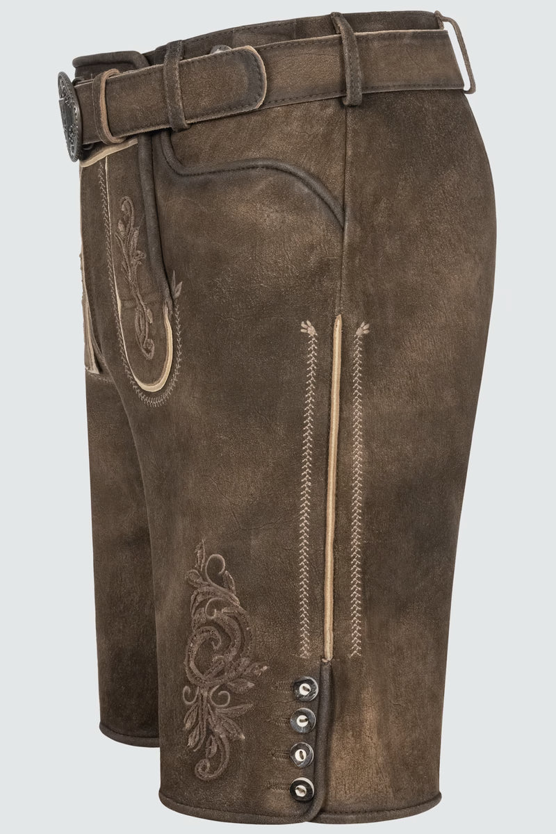 Kruger Men's Lederhosen "Jendrik" brown