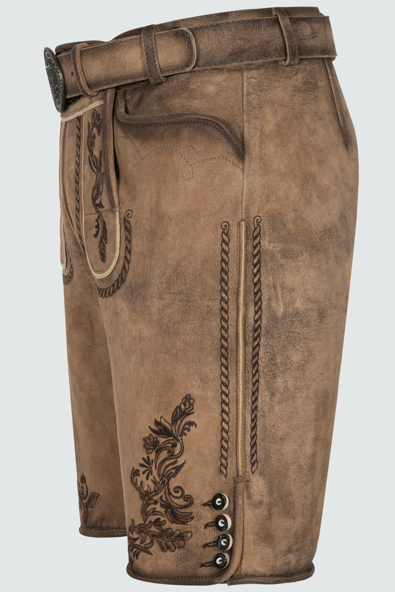 Kruger Men's Lederhosen "Devian" brown
