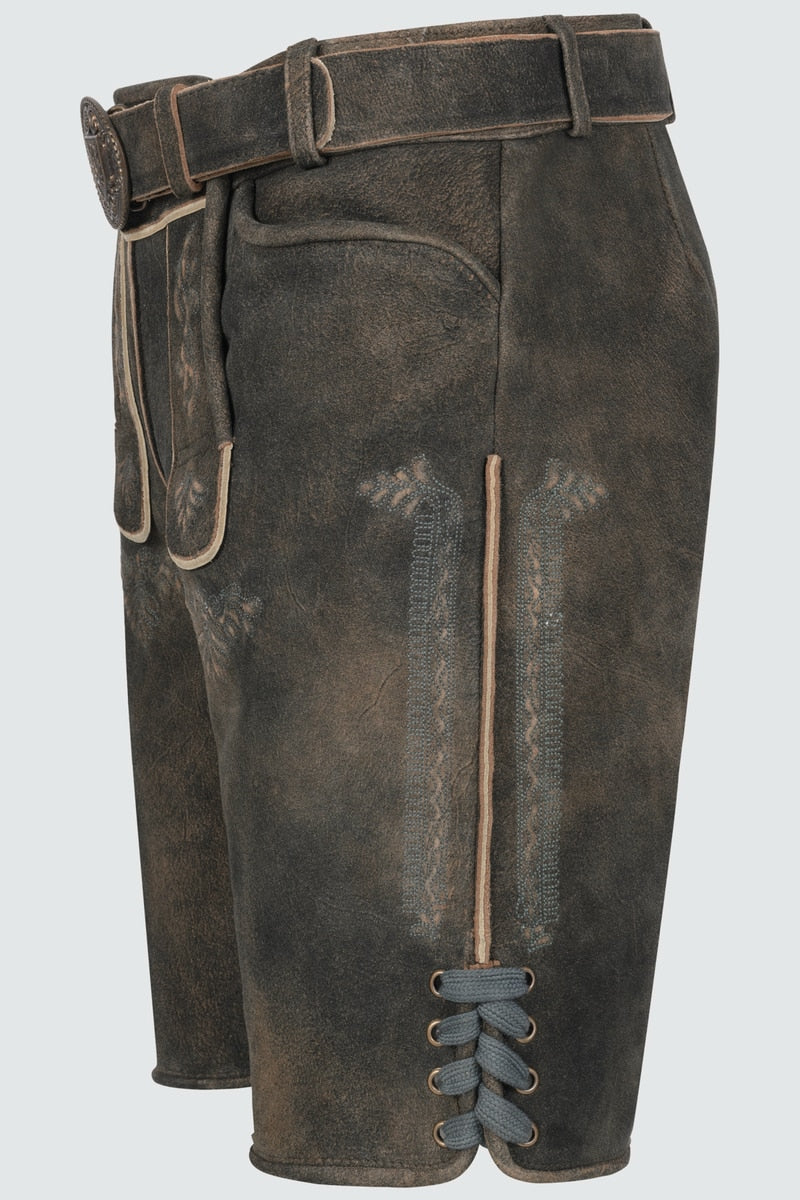 Lederhose Curtis mit Gürtel