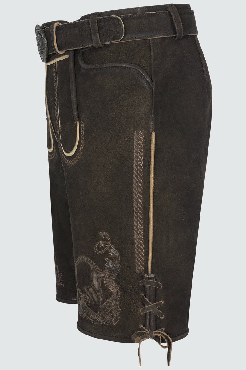 Lederhose Balian mit Gürtel