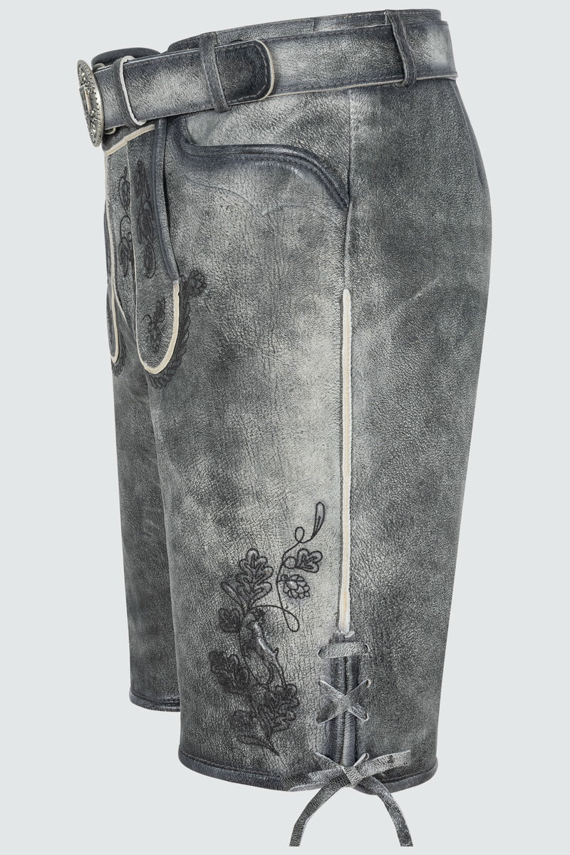 Lederhose Okko mit Gürtel