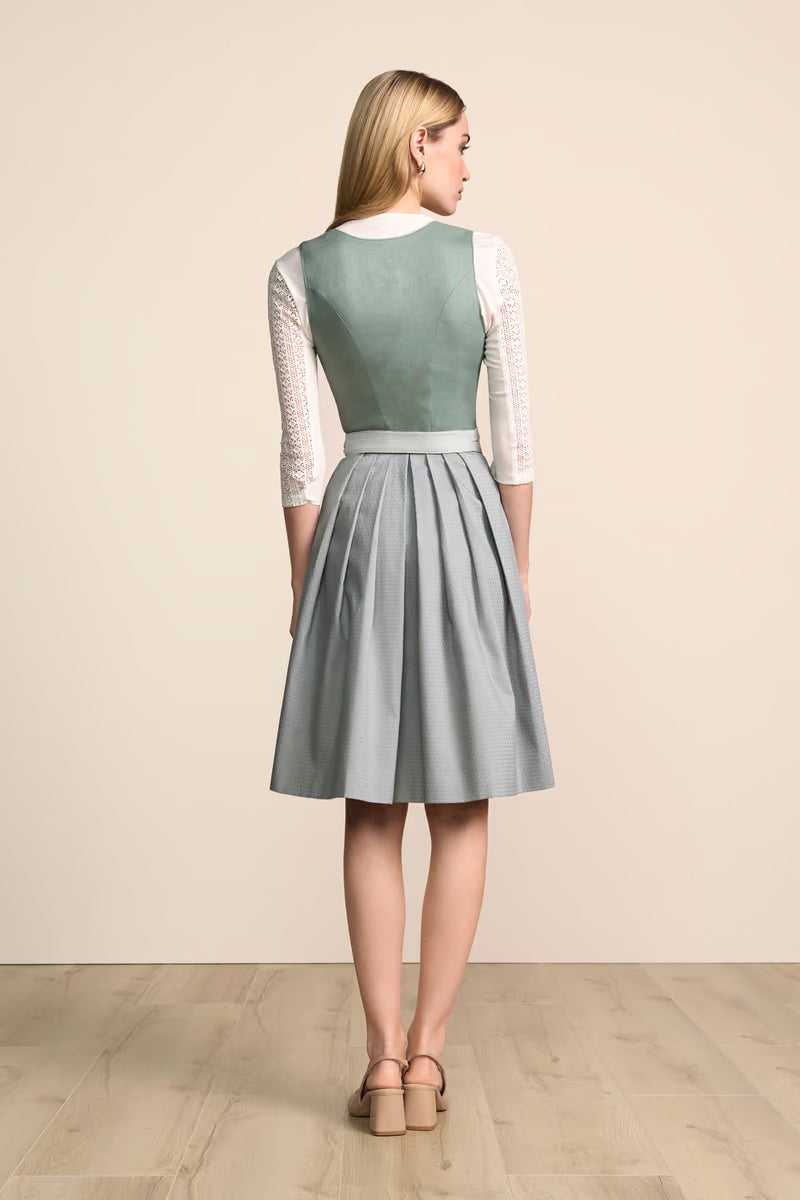 Kruger Virelia Midi Dirndl, Green — 60cm 2pc Set