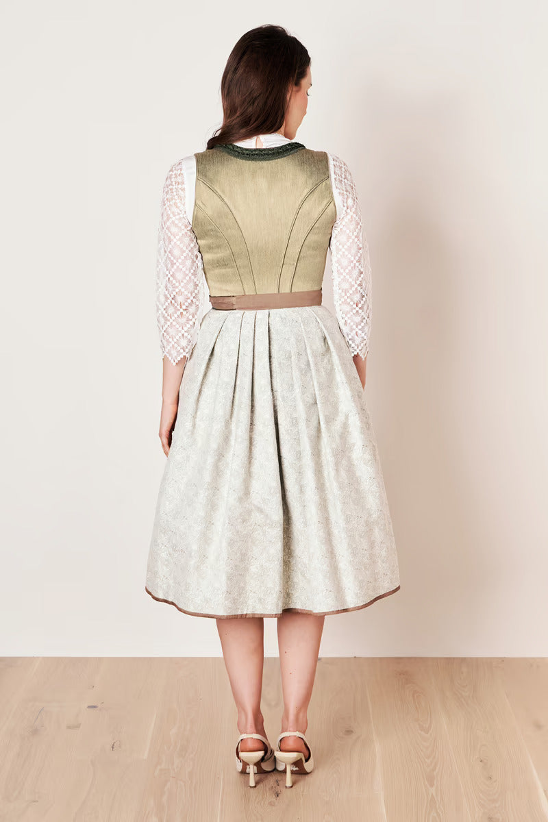 Kruger Long Dirndl 2pcs. 70cm "Danila" grun (48,50)