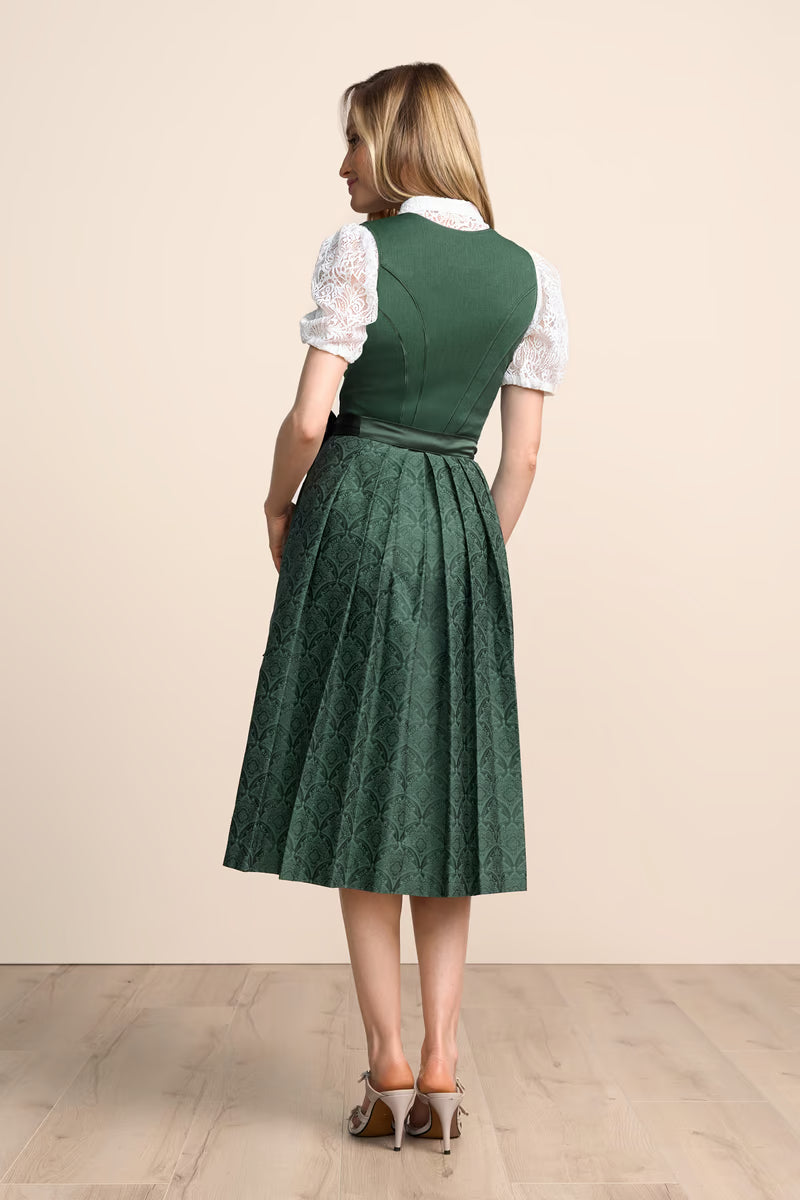 Kruger Long Dirndl 2pcs. 70cm "Masha" green