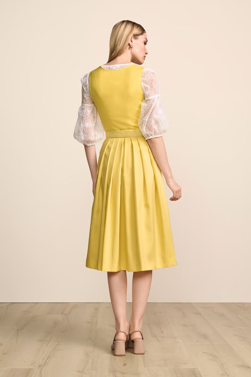 Kruger Long Dirndl 2pcs. 70cm "friederike" yellow