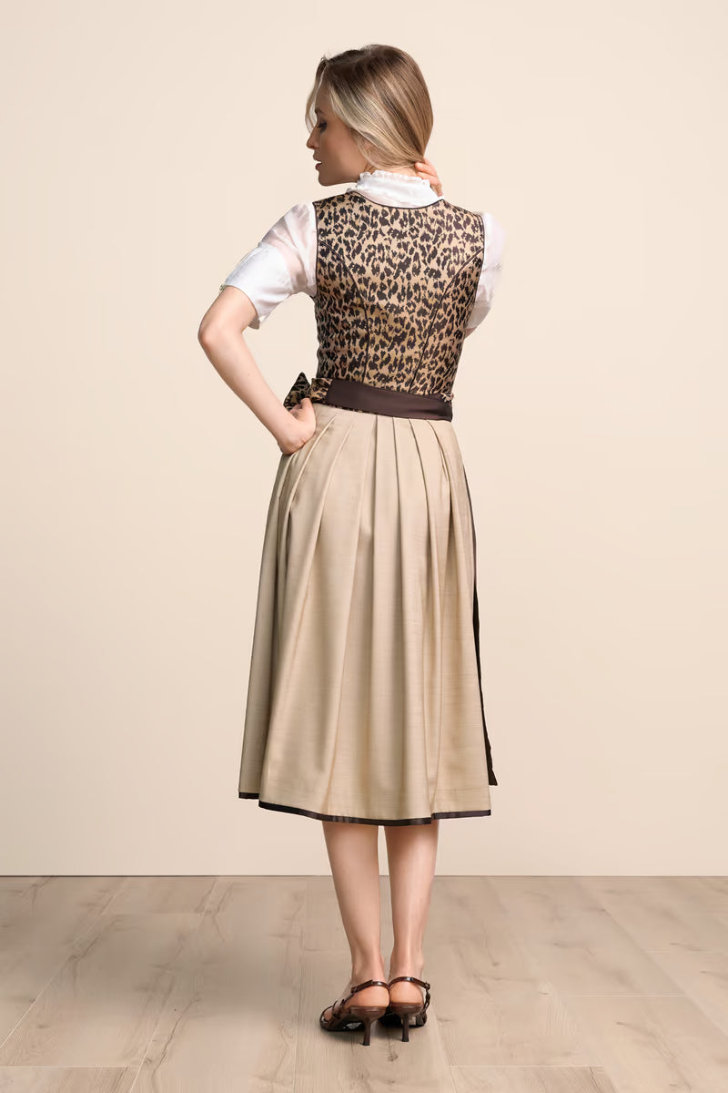 Kruger Long Dirndl 2pcs. 70cm "Carly" brown