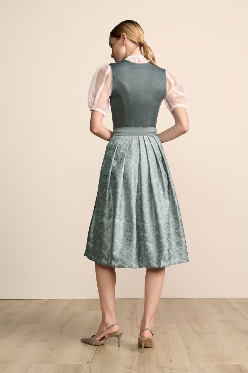 Kruger Long Dirndl 2pcs. 70cm "Katelyn" green