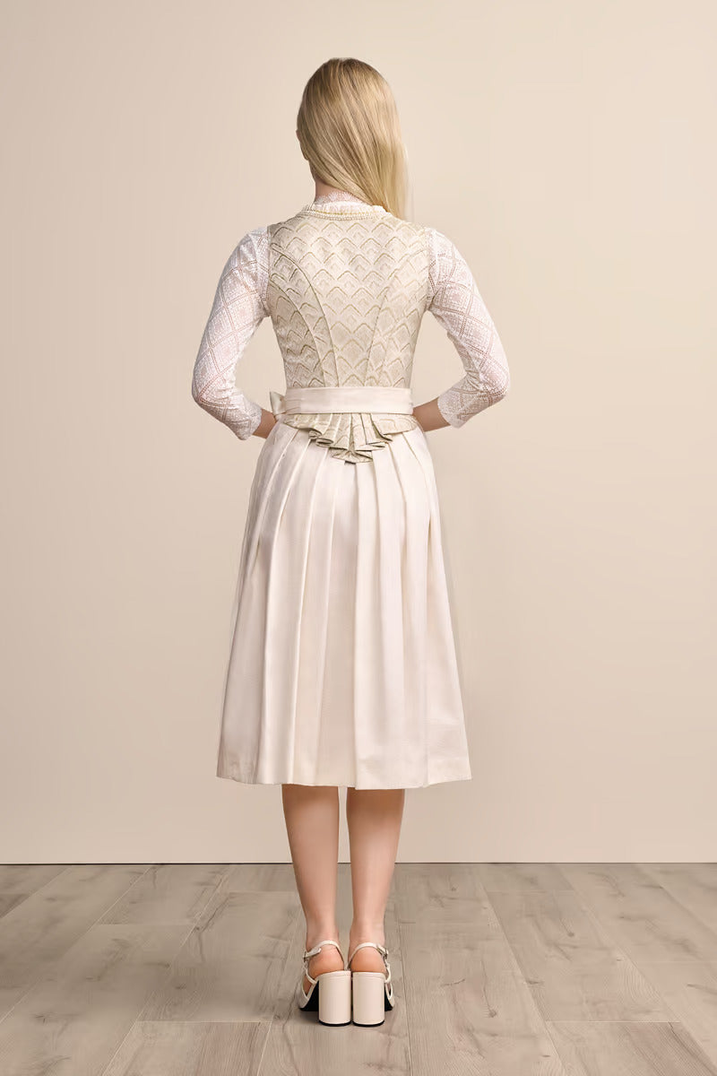 Kruger Long Dirndl 2pcs. 70cm "Felija" gold (38)