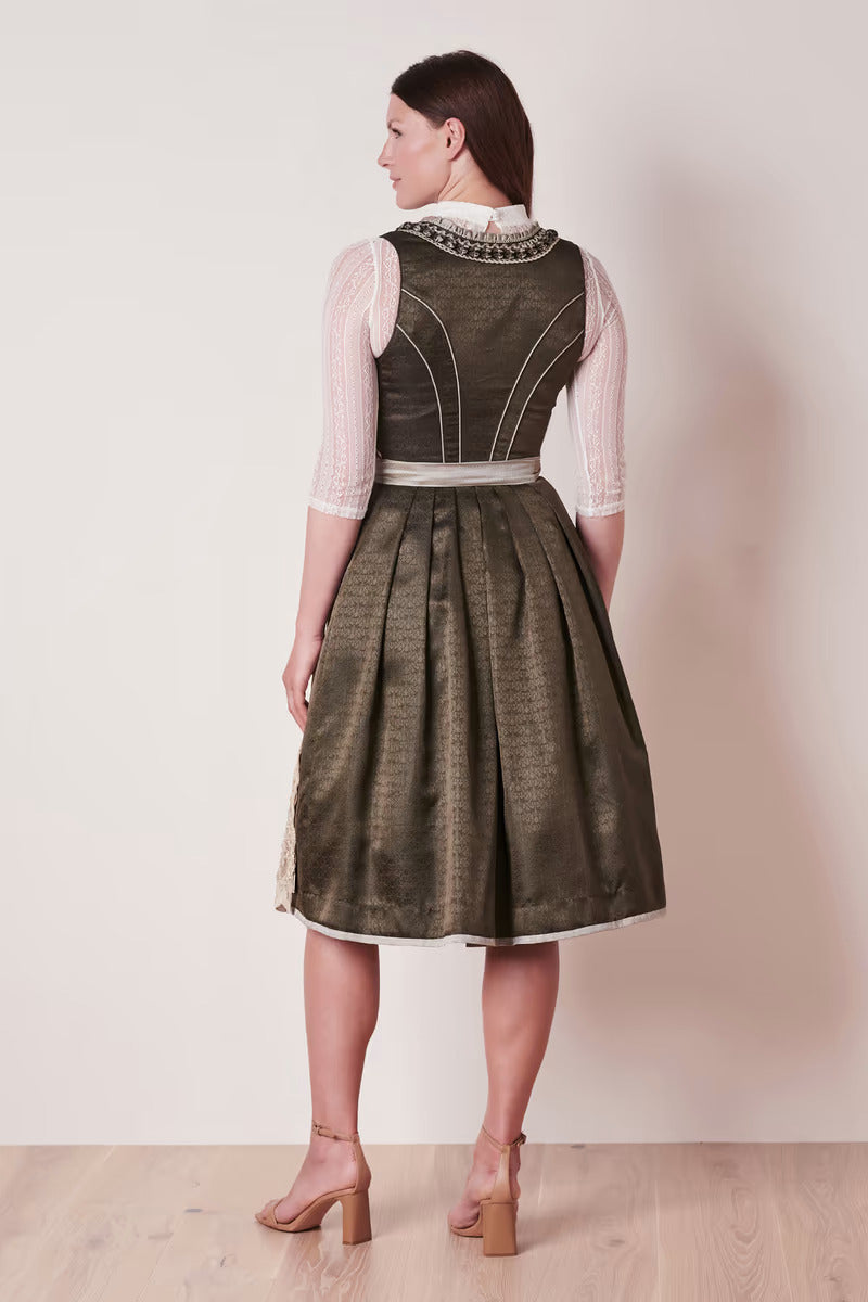 Kruger Long Dirndl 2pcs. 70cm "Anouk" grun (36)