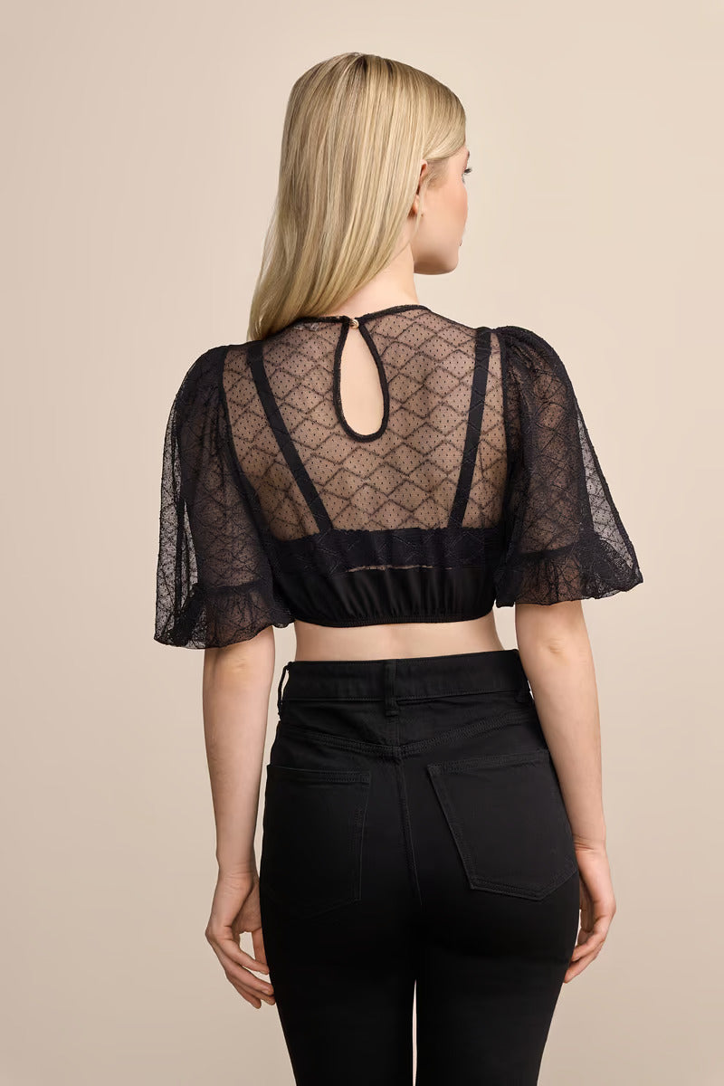 Kruger Dirndl Blouse "Hazel" black
