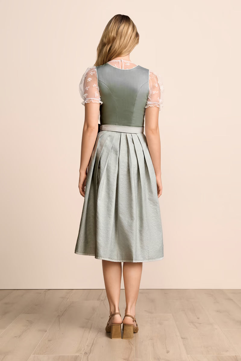 Kruger Long Dirndl 2pcs. 70cm "Della" green