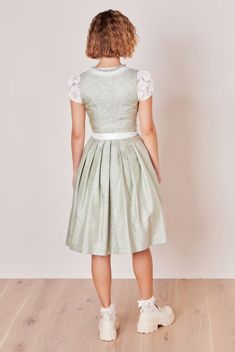 Kruger Mini Dirndl 2pcs. 60cm "Zephyra" green