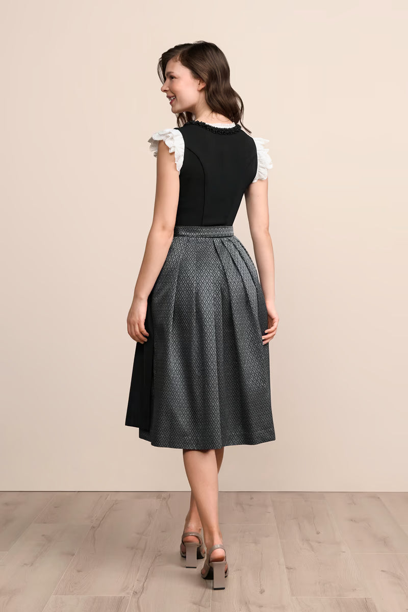 Kruger Long Dirndl 2pcs. 70cm "Anica" black