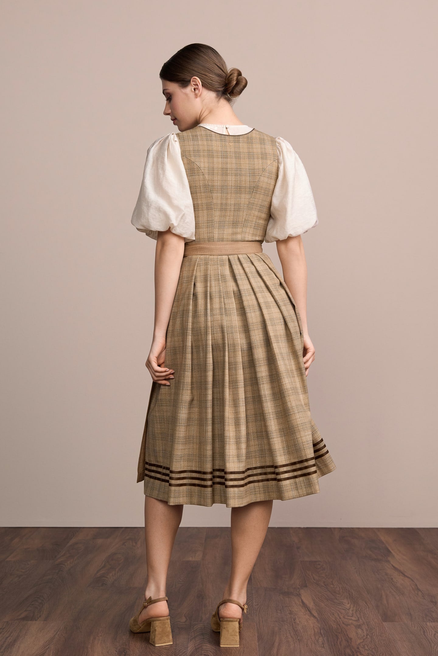 Julia Trentini Riekea Dirndl, Brown — 70cm Long