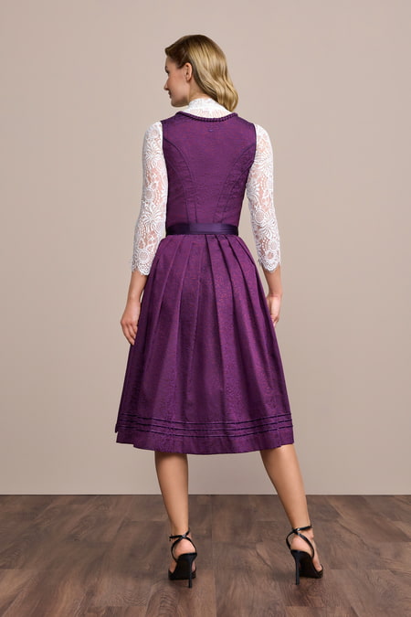 Julia Trentini Gesina Dirndl, Purple — 70cm Long