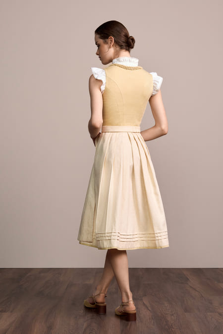 Julia Trentini Philippa Dirndl, Yellow — 70cm Long