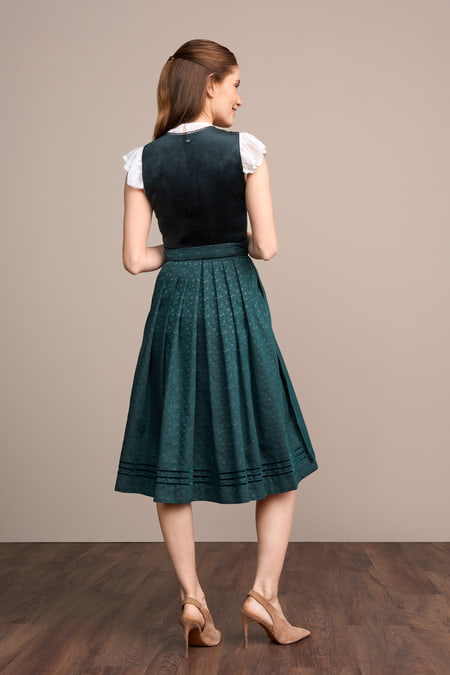 Julia Trentini Runa Dirndl, Green — 70cm Long