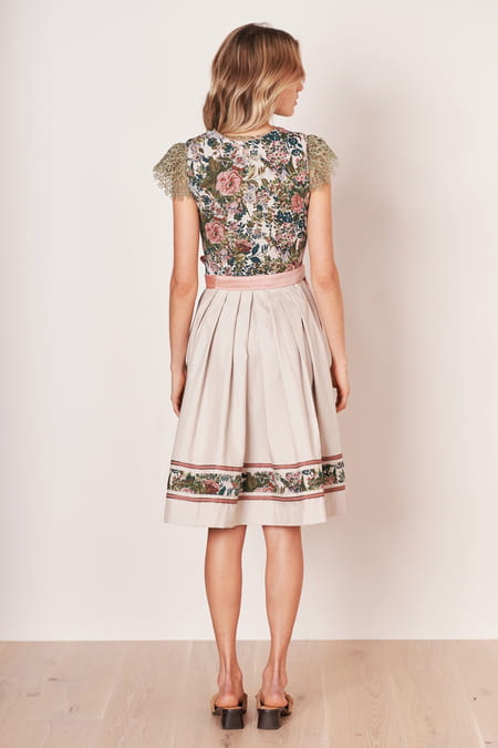 Julia Trentini Ellen Dirndl, Beige — 60cm Midi