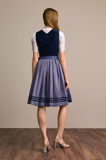 Julia Trentini Brenda Midi Dirndl, Blue — 60cm