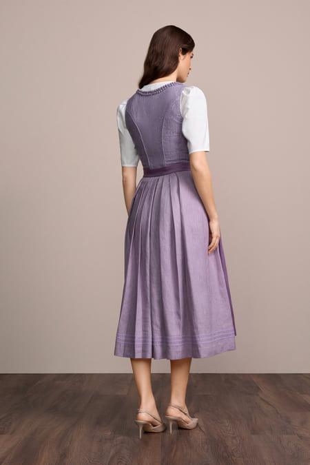 Julia Trentini Salomea Dirndl, Purple — 80cm Maxi