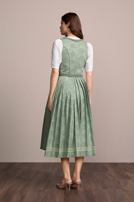 Julia Trentini Melania Dirndl, Green — 80cm Maxi