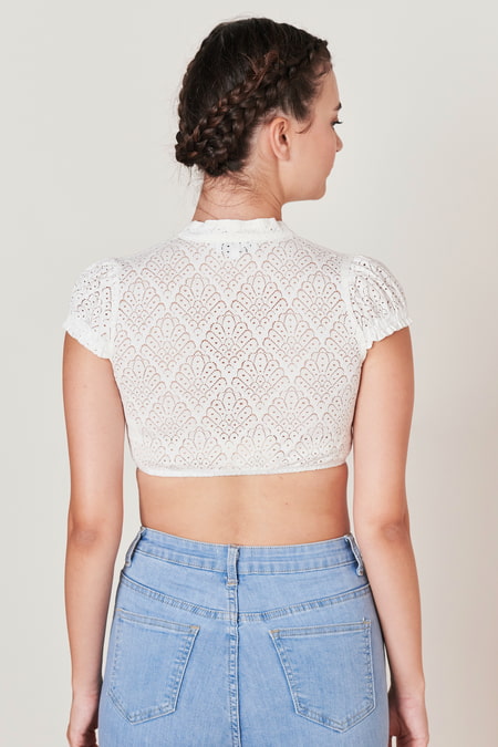 Dirndl blouse Karlotta — ecru
