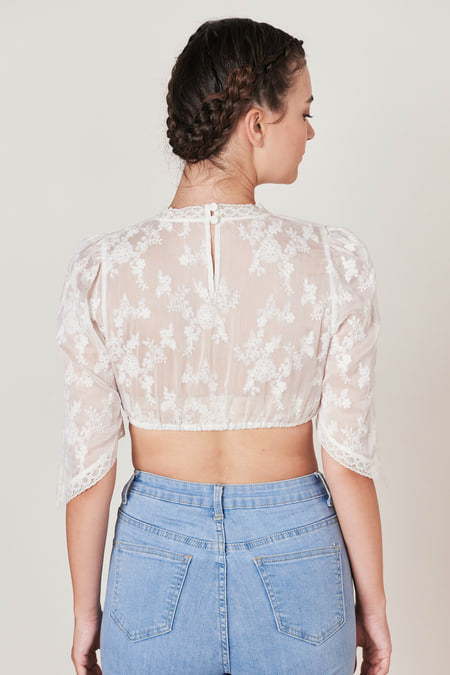 Dirndl blouse Antje — ecru