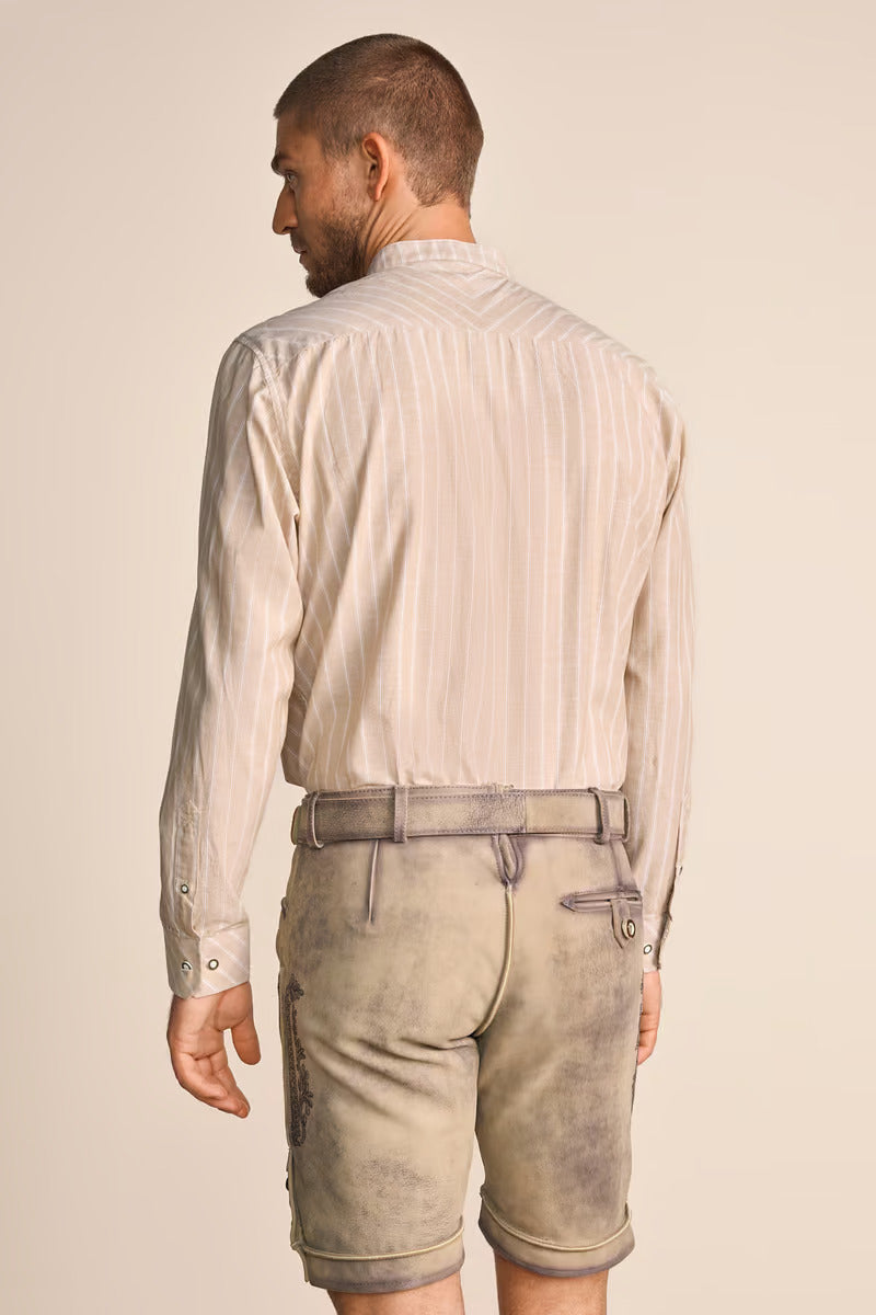 Krueger Traditional "Samir" (beige) Long Sleeve Shirt