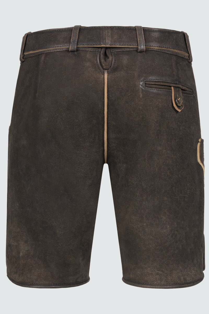 Kruger Men's Lederhosen "Vinc" with belt