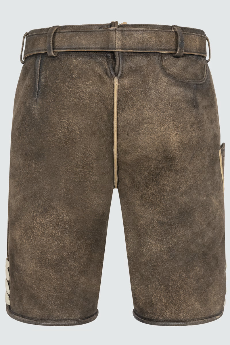 Kruger Men's Lederhosen "Ulli" brown/tan