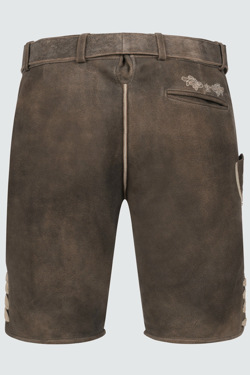 Lederhose Olias mit Gürtel
